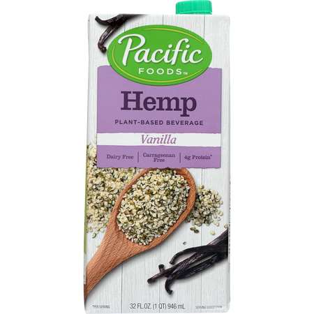 Pacific Foods Pacific Foods Vanilla Hemp Milk 32 fl. oz. Carton, PK12 06601